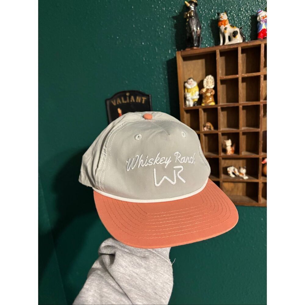 WHISKEY BENT Rope Hat Whiskey Ranch Land & Cattle Embroidered Snap Back